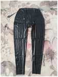 Lateksowe legginsy z zamkiem, latex naturalny