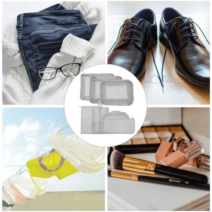 TORBY do pakowania zestaw 7 sztuk Travel Season , organizer NrD58