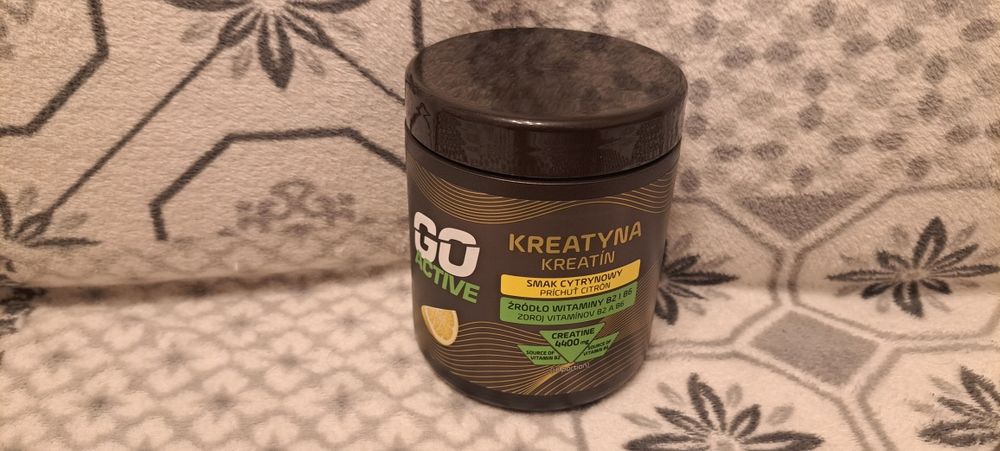 Nowe Opakowanie Creatine Go Active o smaku Cytrynowym