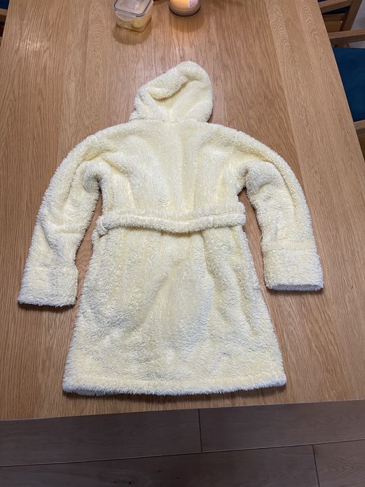 Szlafrok dzieciecy dla dziewczynki zolty rozmiar 122 podomka