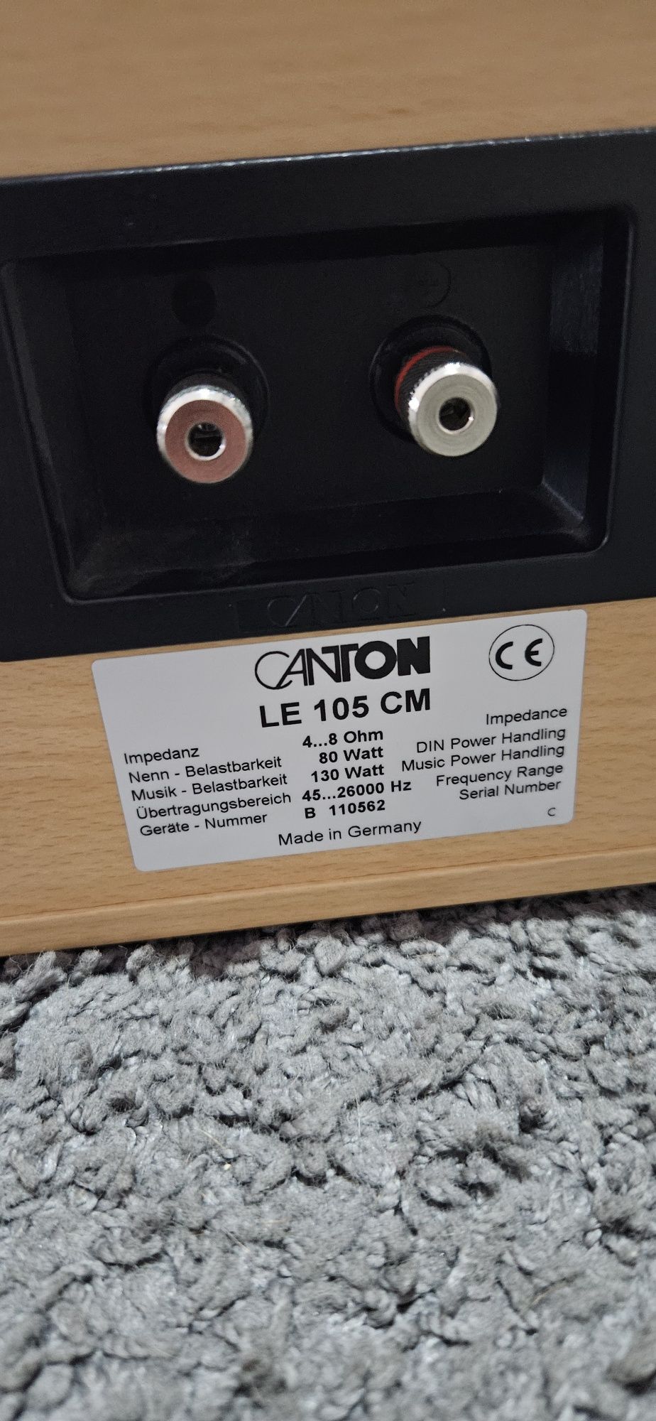 Canton le 105 CM