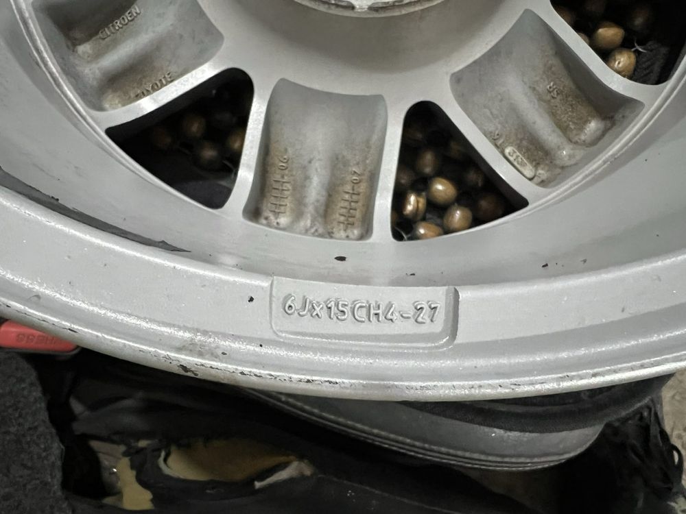 Диски 4/108R15 ЕТ27 J6 ЦО65.1 Partner Berlingo C4 Picasso 206 207