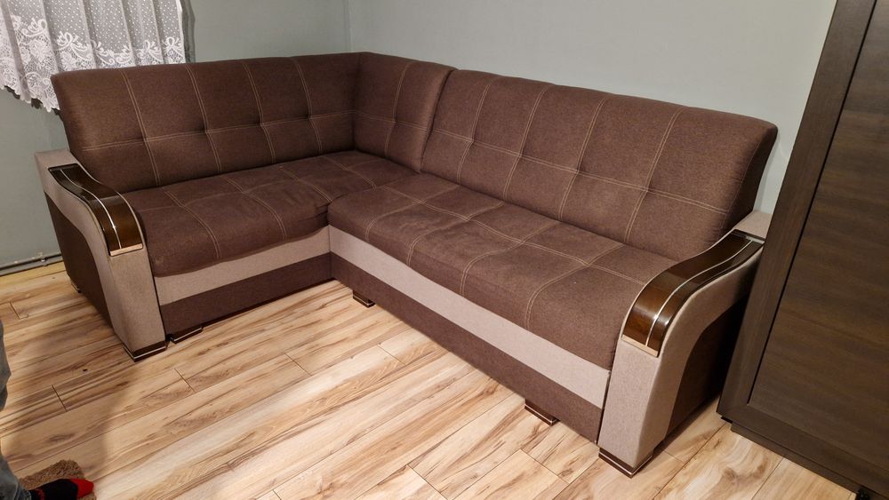 Narożnik z funkcją spania