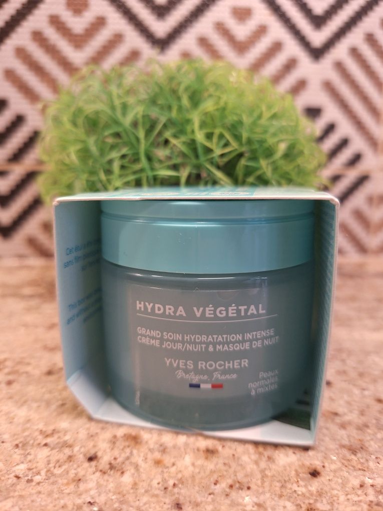 Krem silnie nawilżający na dzień noc maska Yves Rocher 75ml duży Nowy