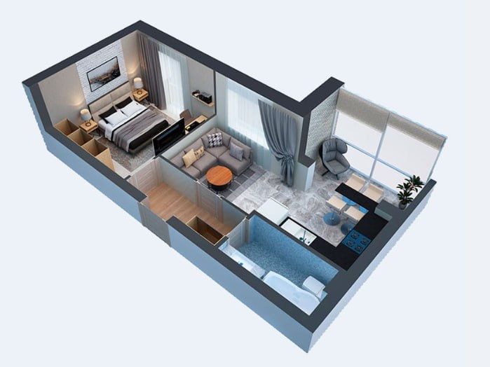 Гаряча Ціна!!! Торг!Продаж 1к- квартири жк Like Home 41 м2. Євродвушка