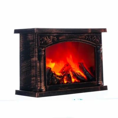 Декоративний камін-світильник з LED-підсвіткою