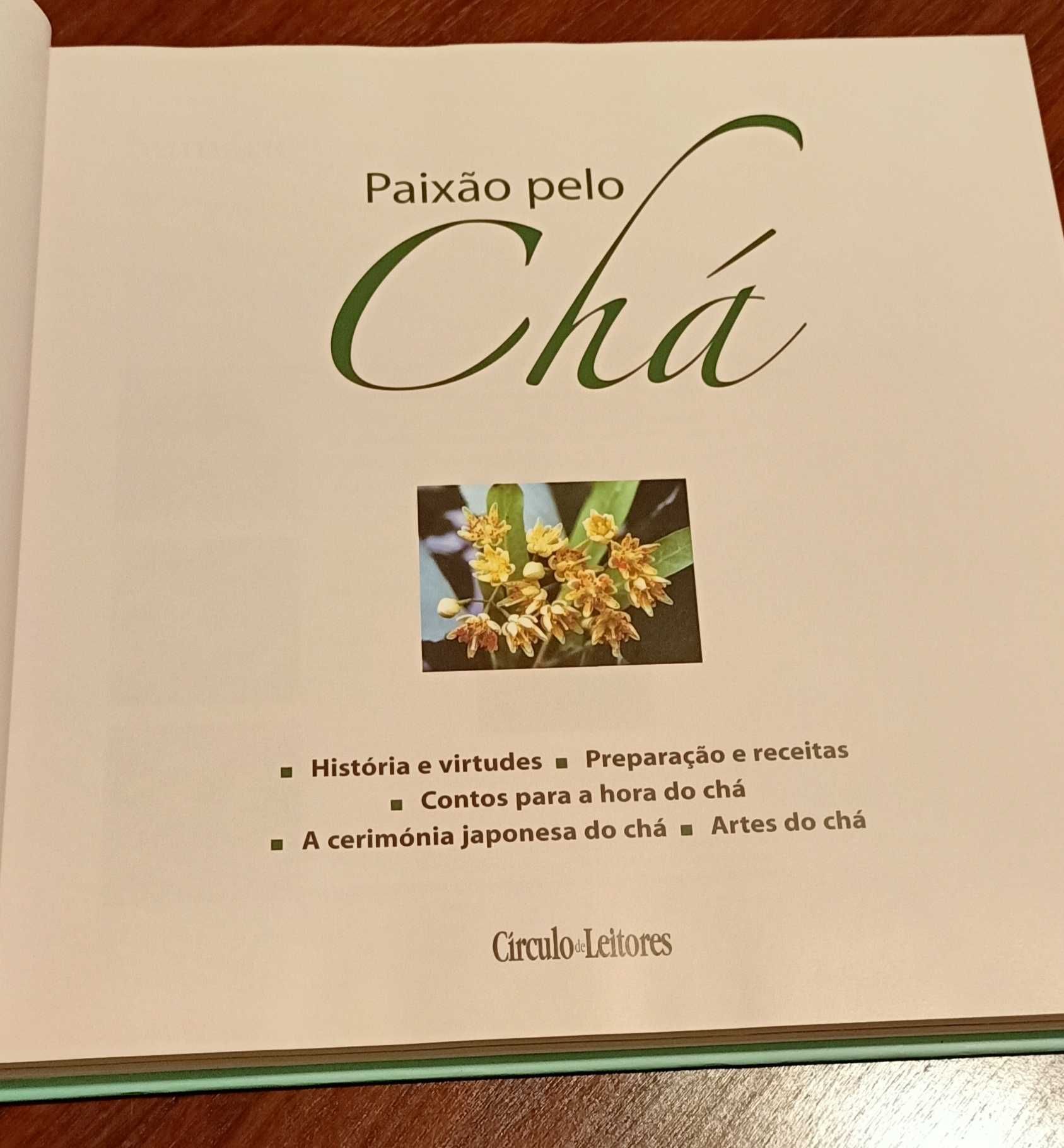 Livro: Paixão pelo chá - completamente NOVO