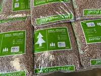 pelet PELLET drzewny SOSNOWY  15kg worki EN plus A1 dostawa GRATIS