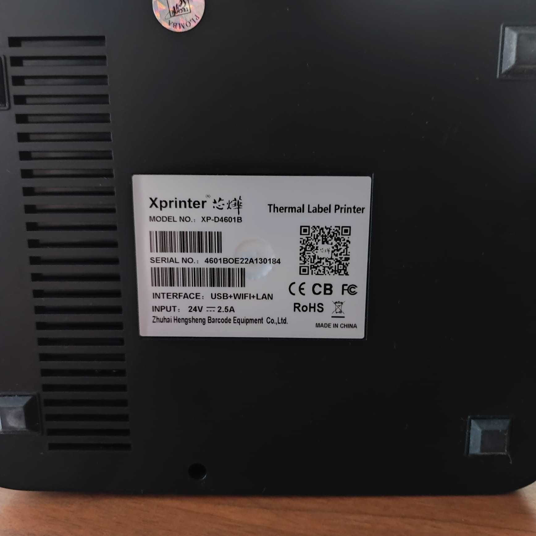 Termiczna Drukarka Etykiet Xprinter Xp D4601B