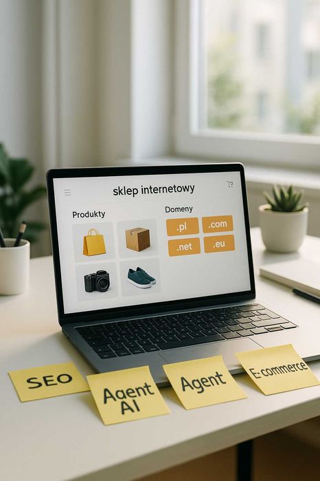 Strony i sklepy www - gotowy biznes - unikalne domeny oraz agenci ai