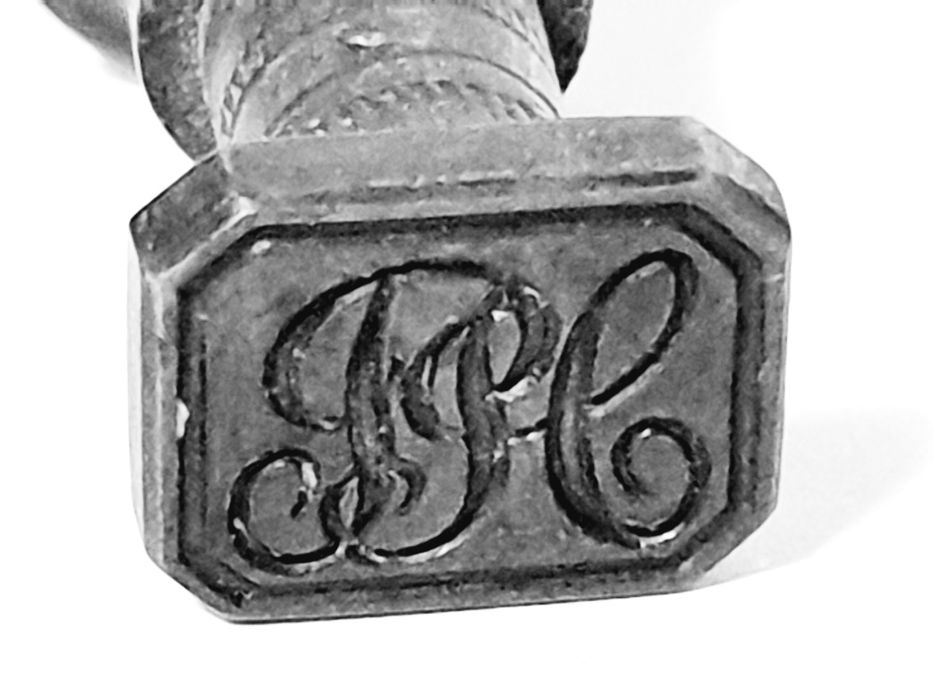 Antigos sinetes / carimbos de lacre com monogramas