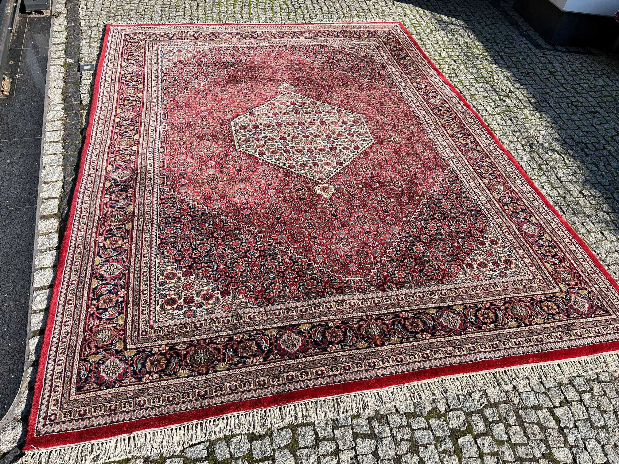 Kaszmirowy dywan perski ręczny INDO-BIDJAR 360x260 galeria 14 tys