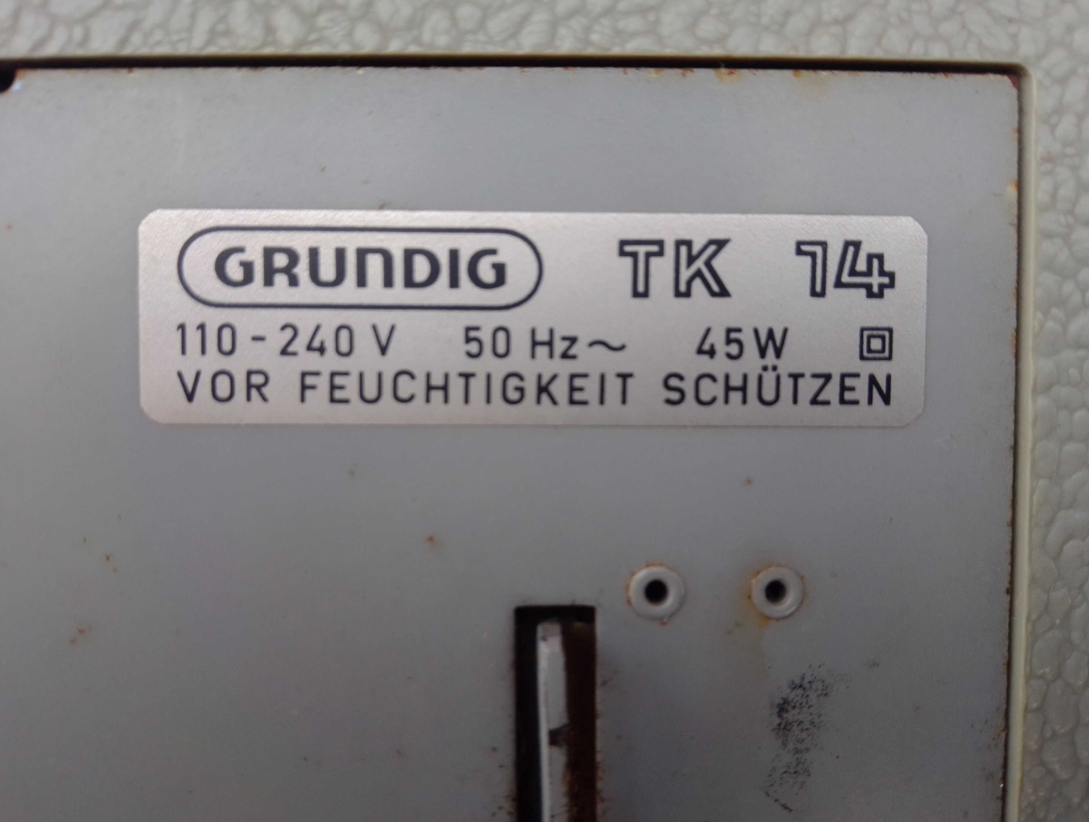 Gravador de bobines Grundig TK 14