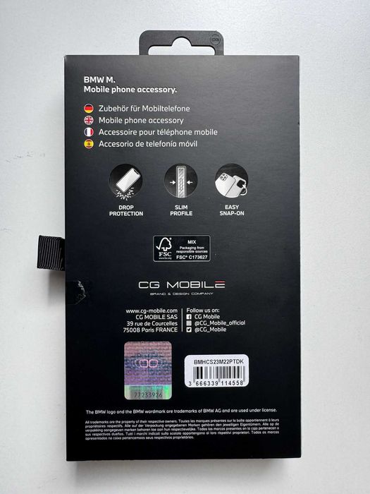 Etui Case SAMSUNG S23 PLUS Oryginał BMW