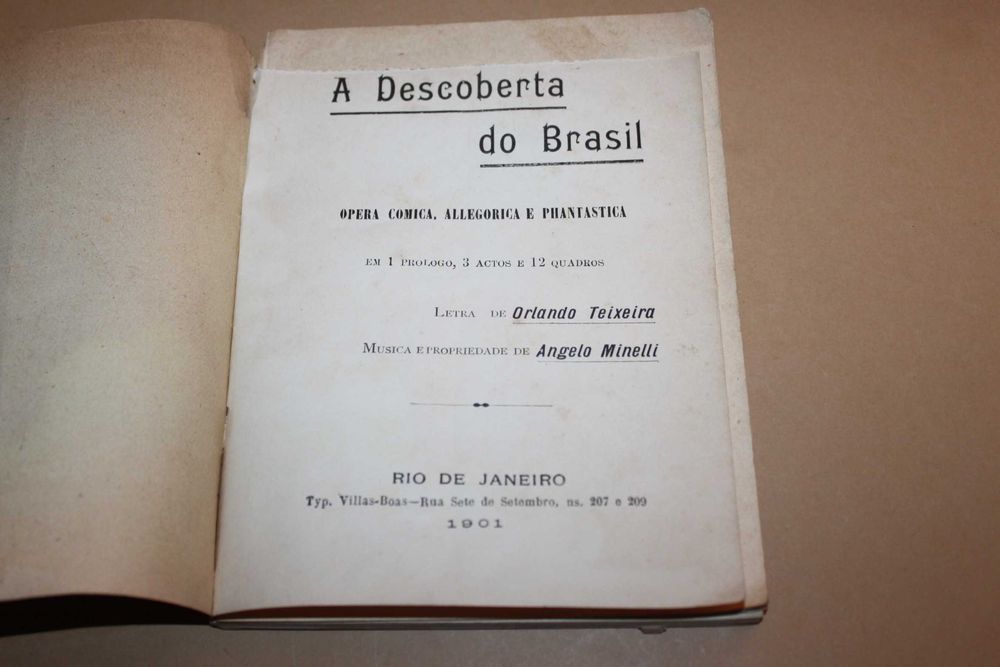 A Descoberta do Brazil // Orlando Teixeira -1901
