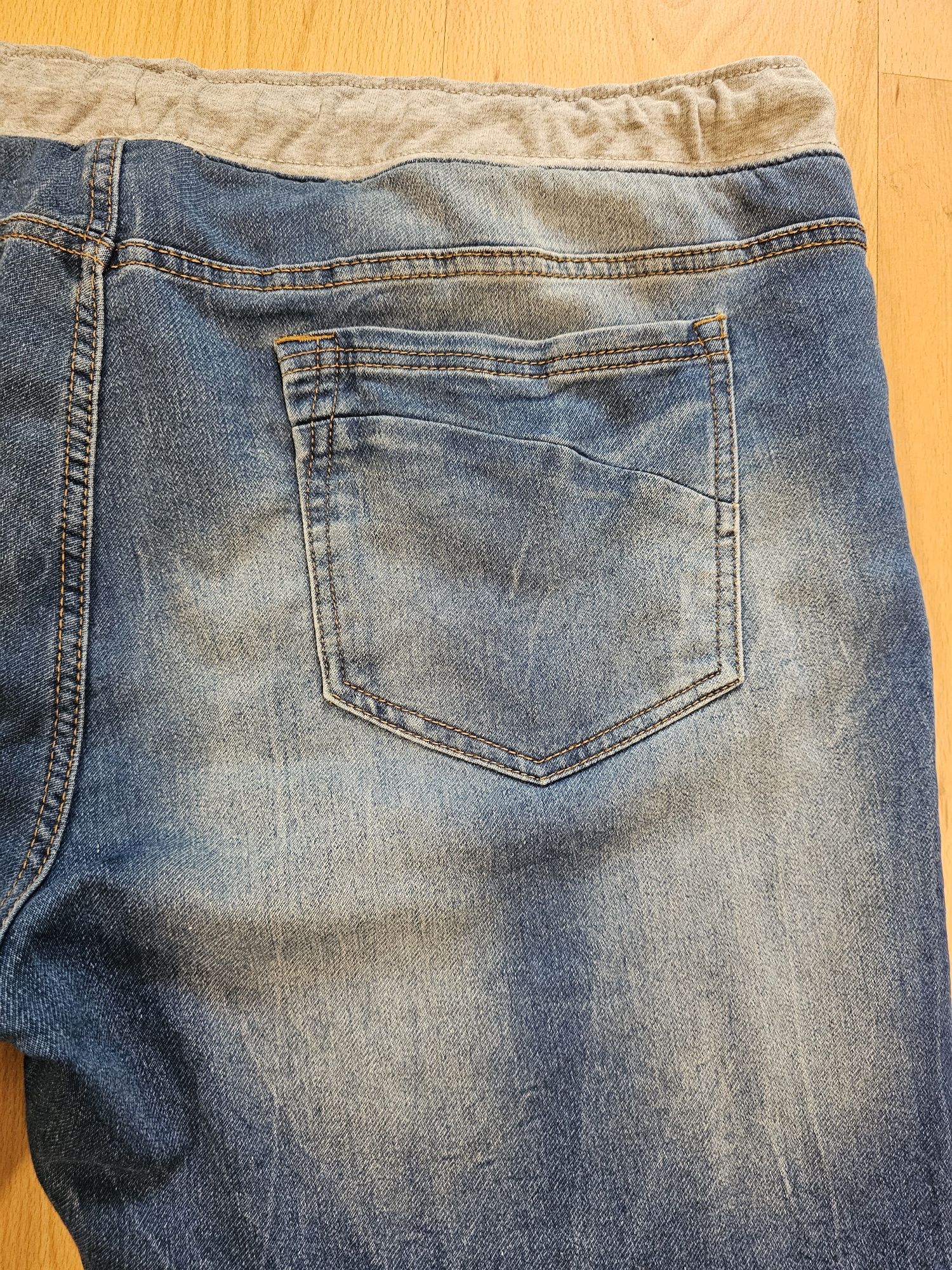 Krótkie spodenki jeansowe Identic Man Plus roz.XXXXL , 4 XL , Laicra ,