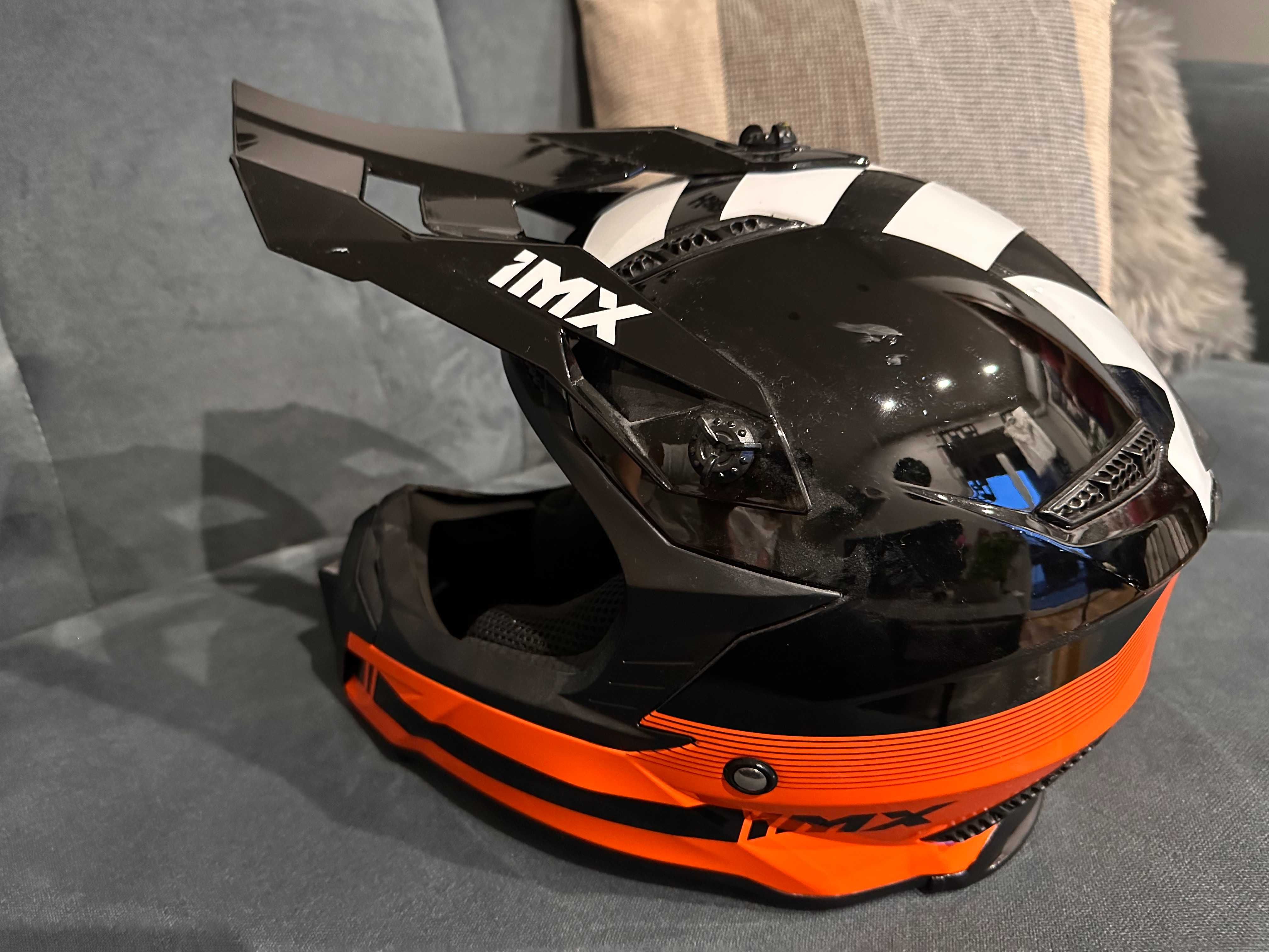 Kask motocyklowy Cross offroad  IMX FMX-02  rozm. M