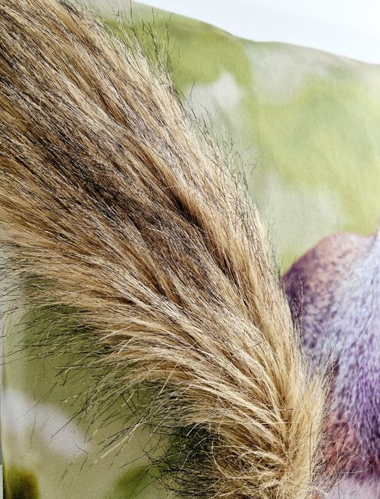 Home&you nowa poszewka jesienna 45x45 wiewiórka futrzany ogon