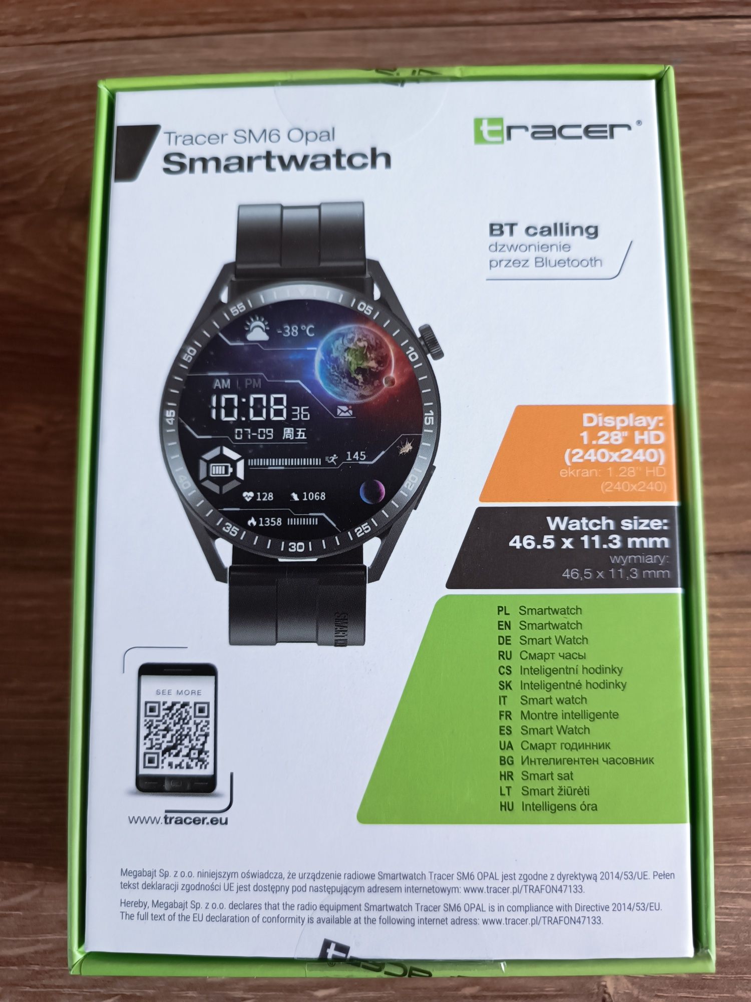 Nowy TRACER Smartwatch SM6 OPAL