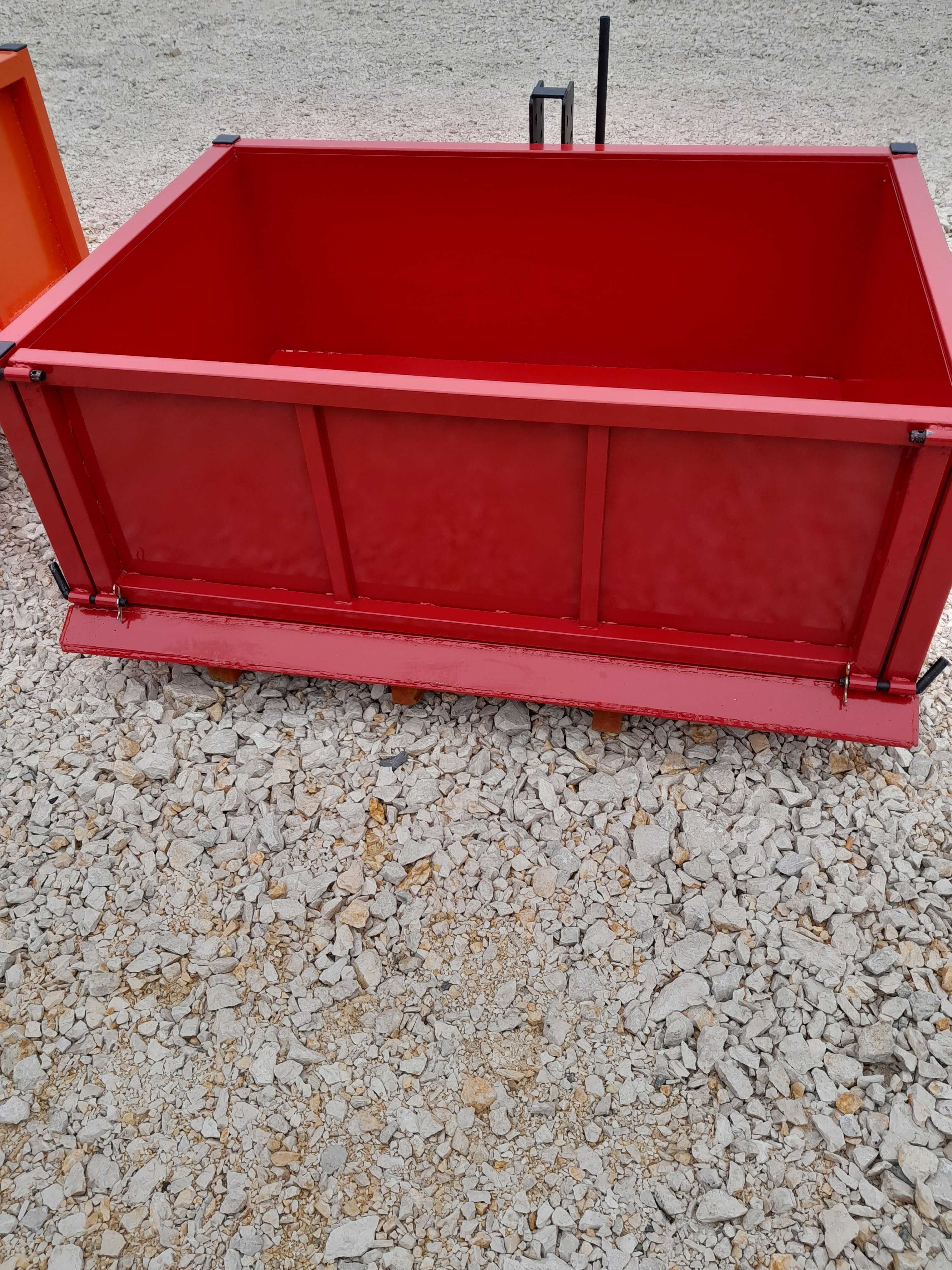 Solidna skrzynia transportowa na tylni tuz - do traktora DOSTAWA
