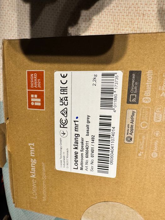 Loewe KLANG MR1 - Głośnik multiroom, Apple, Google, Spotify Nowy