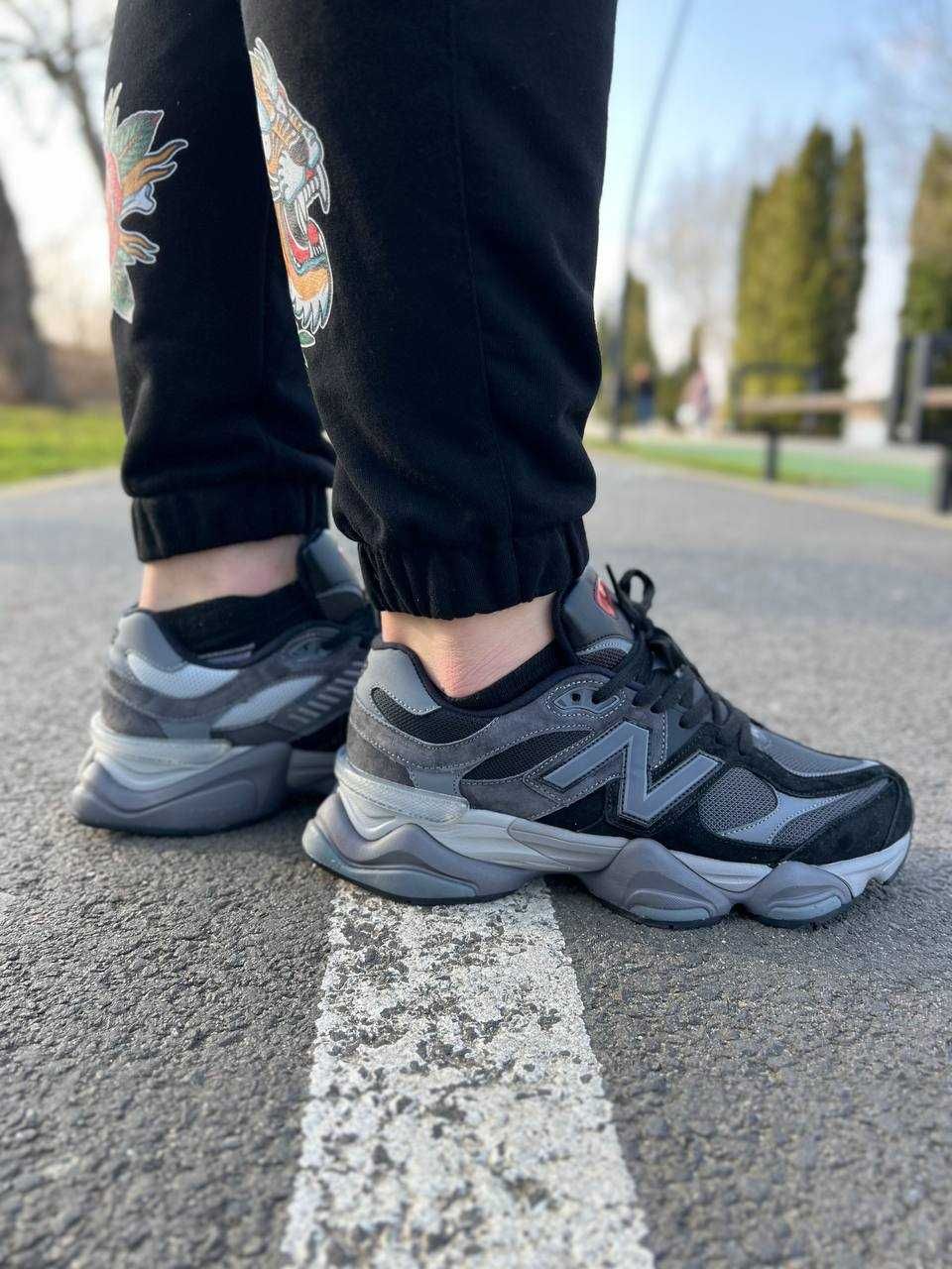 Мужские кроссовки New Balance 9060 Black Grey 40-45 Хит Сезона! Топ