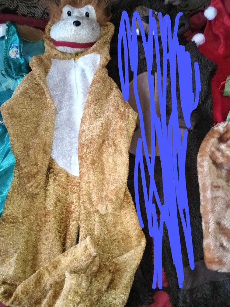 Карнавальный  костюм білочки,лисички ліва  104,110рост,реглан