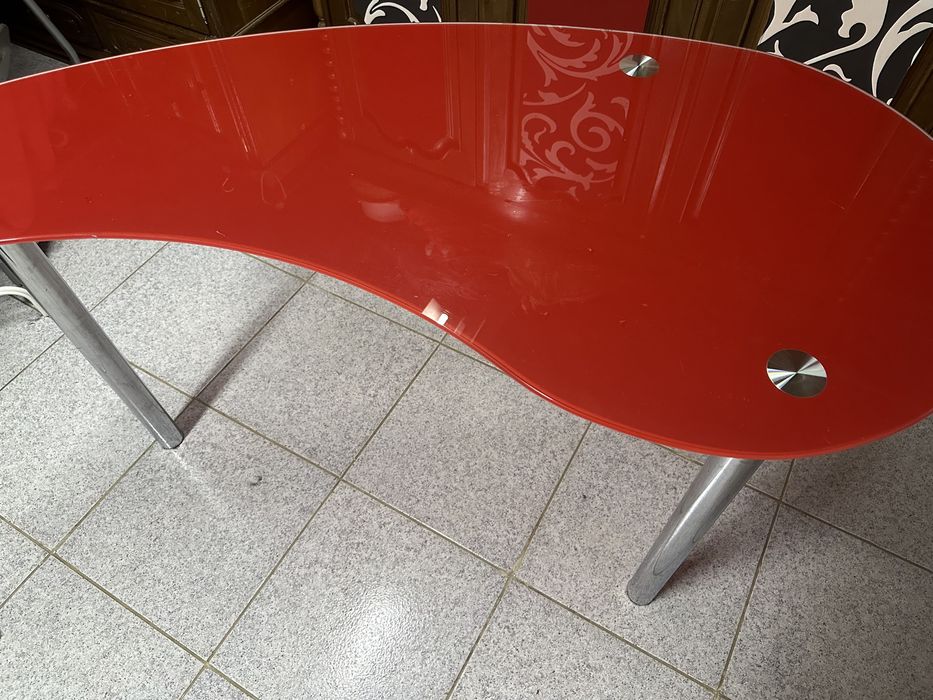 Mesa escritório vidro