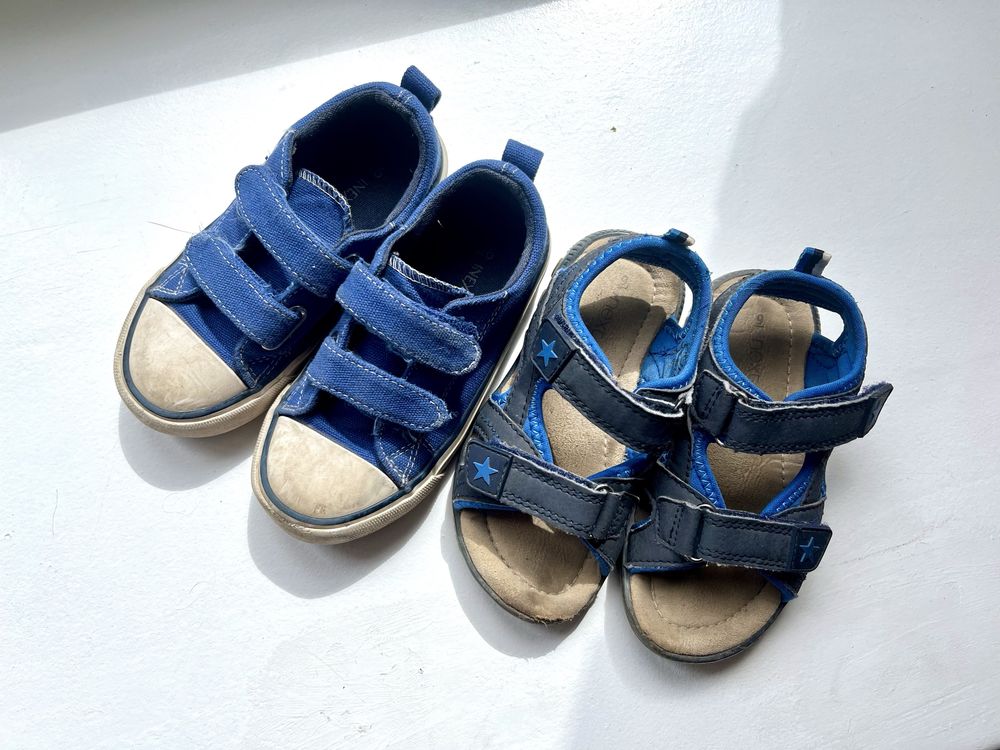Сині кеди босоніжки Next Clarks 26 р 16,5 см сандалії