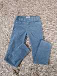Niebieskie jeansy z brokatowymi gwiazdkami H&M r. 128cm