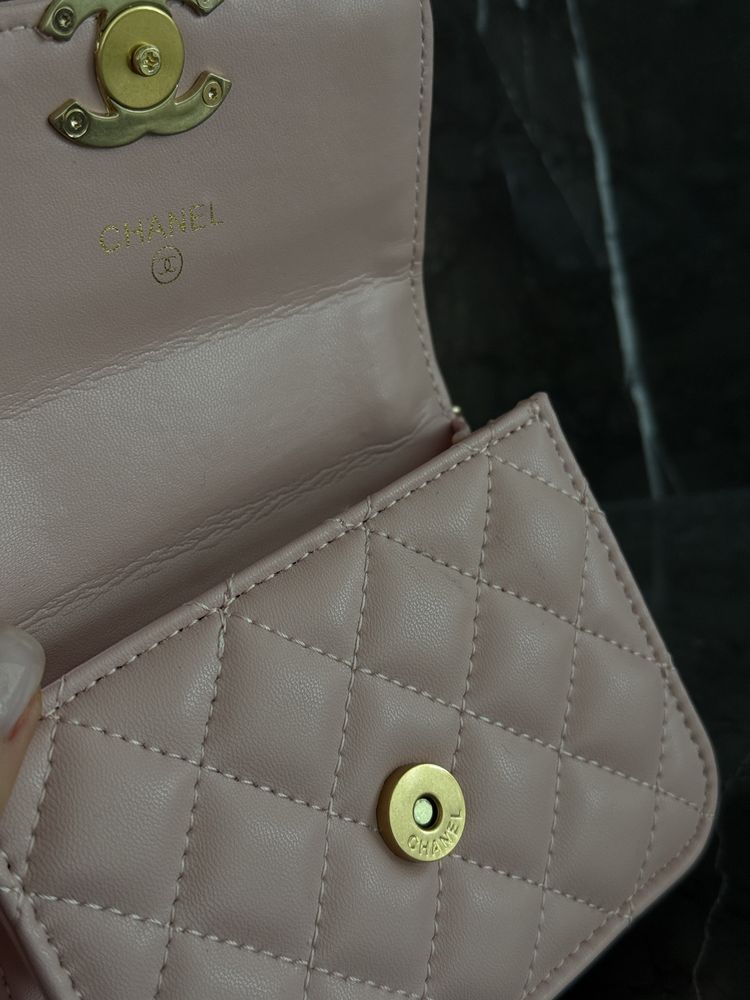 Сумка Chanel mini рожева