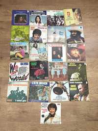 coleção de discos de vinil 45 rpm