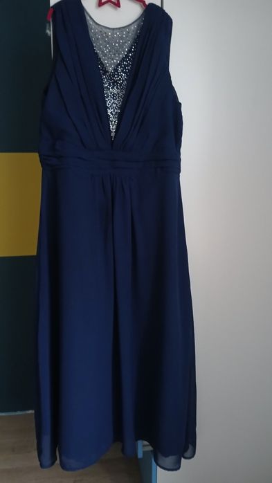 Sukienka granatowa bodyflirt rozmiar 44