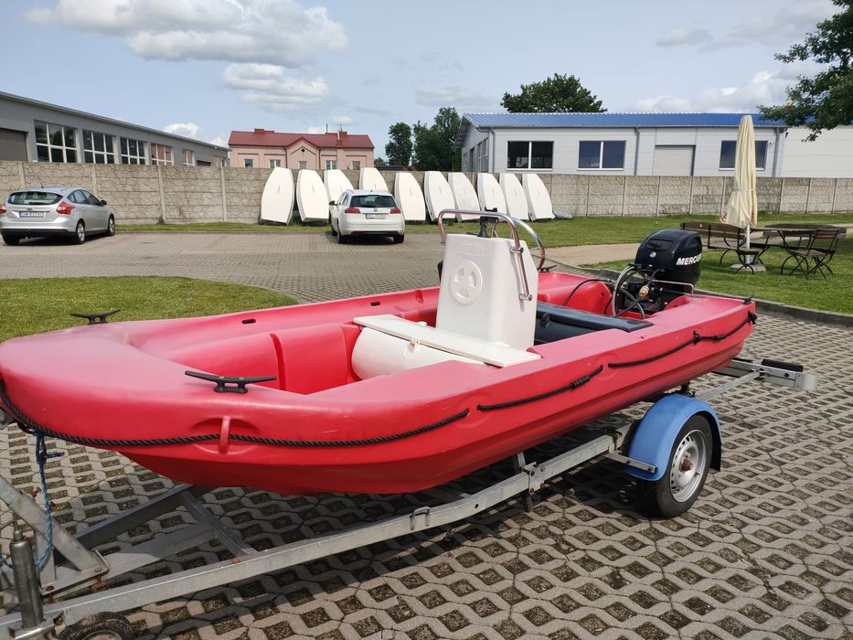 Łódz polietylen wędkarska rib motorówka