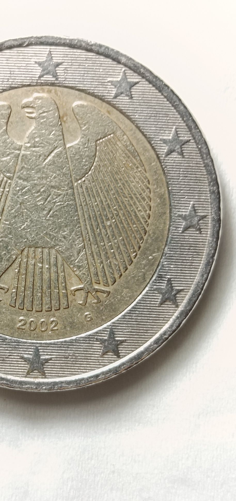 Moeda de 2€ - Ano 2002 - Alemanha - muito rara