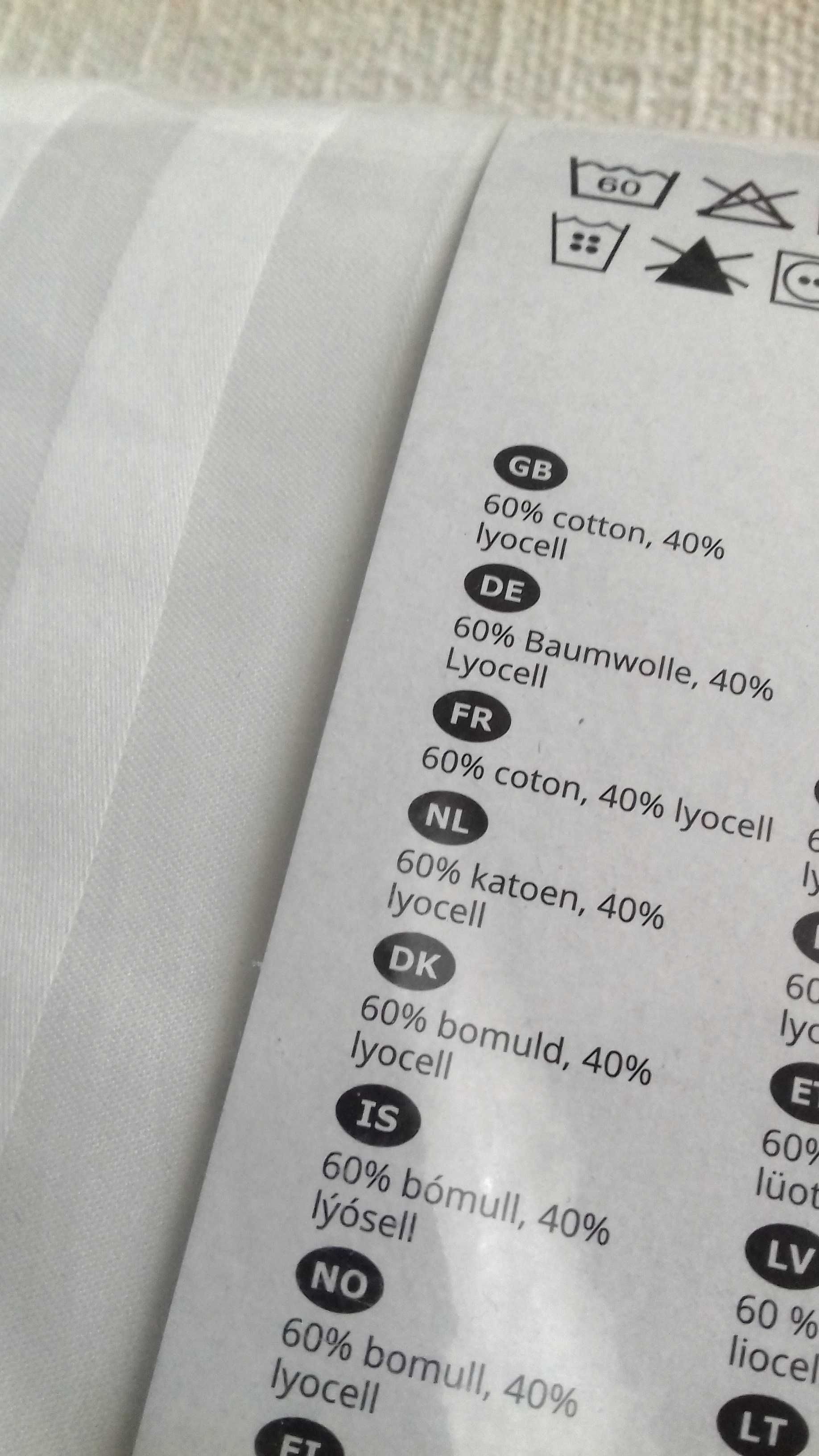Komplet pościeli IKEA NATTJASMIN  200x200 biały