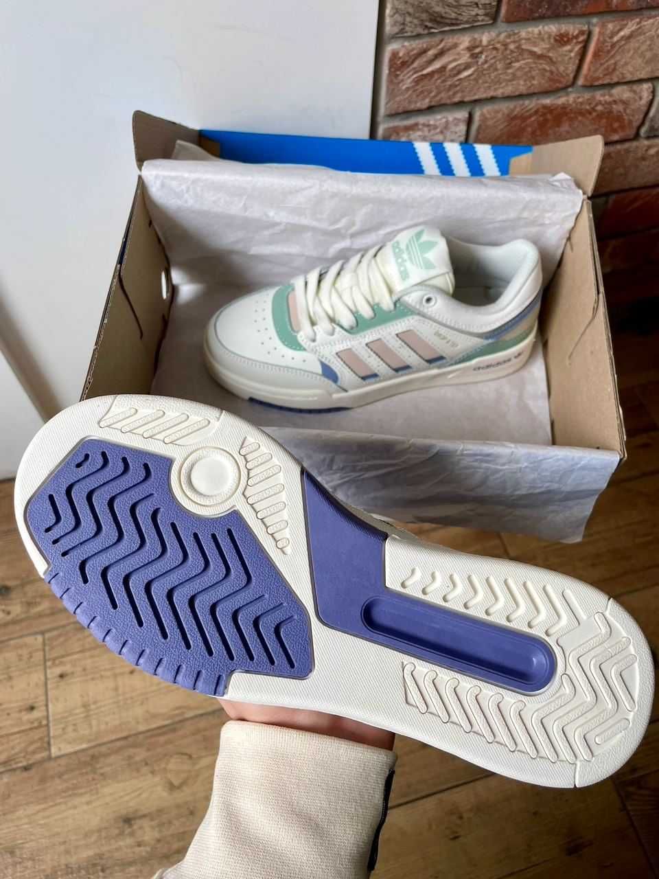 Кросівки - Adidas Drop Step Beige Grey Green ( 36 - 41 )