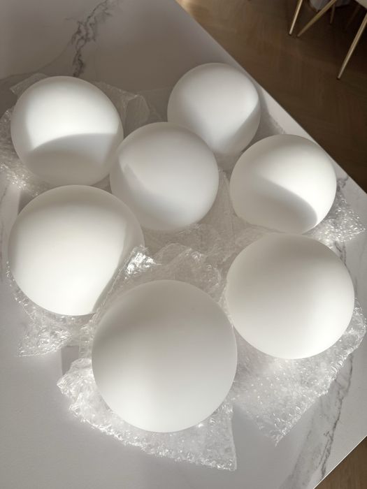 Klosz kula mleczna biala matowa kule klosze lampa