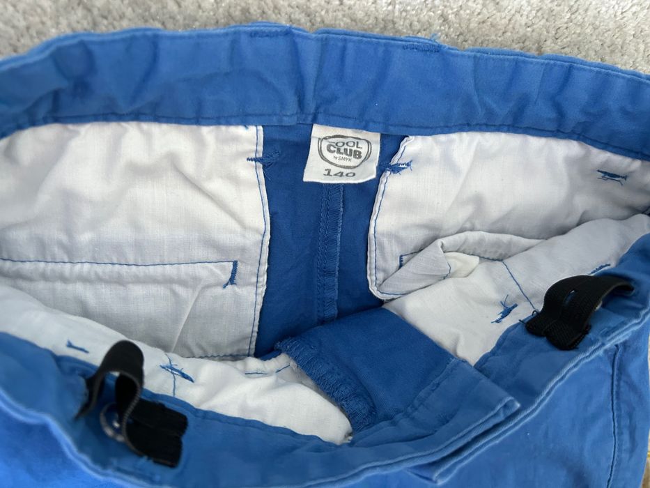spodnie niebieskie w roz. 140 dla chłopca Cool Club Smyk