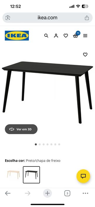Mesa de jantar IKEA LISABO