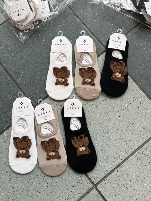 Skarpetki stopki z misiem