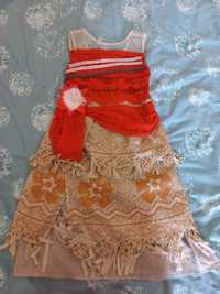 Карнавальный костюм платье на девочку Моана