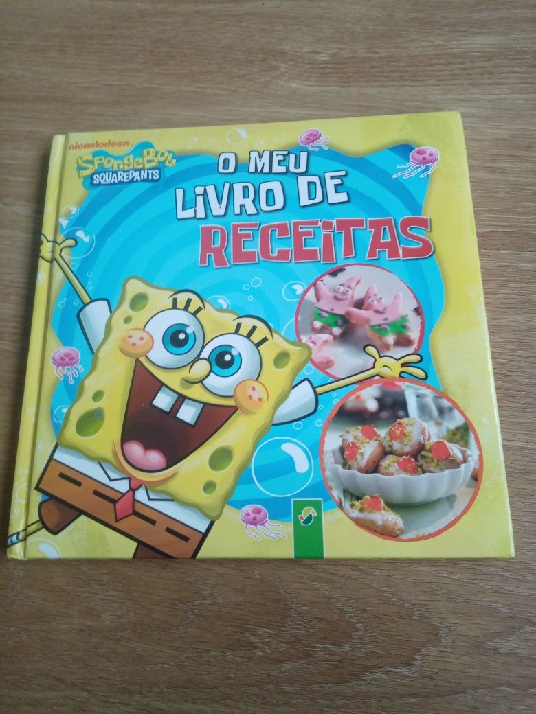 Livro receitas spongebob