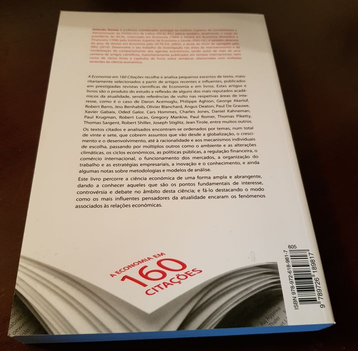 A economia em 160 citações - Orlando Gomes