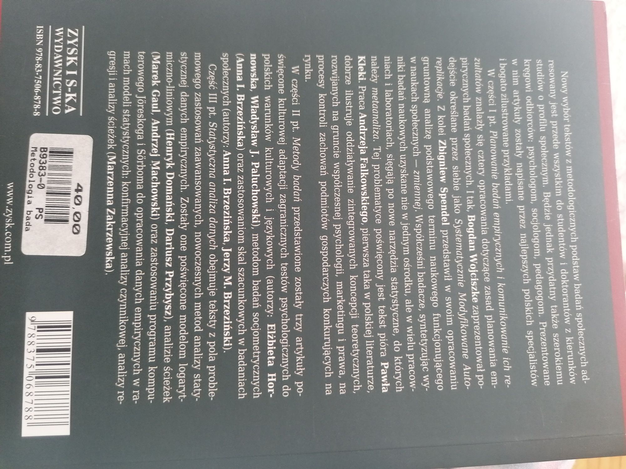 Metodologia badań społecznych Jerzy Brzeziński