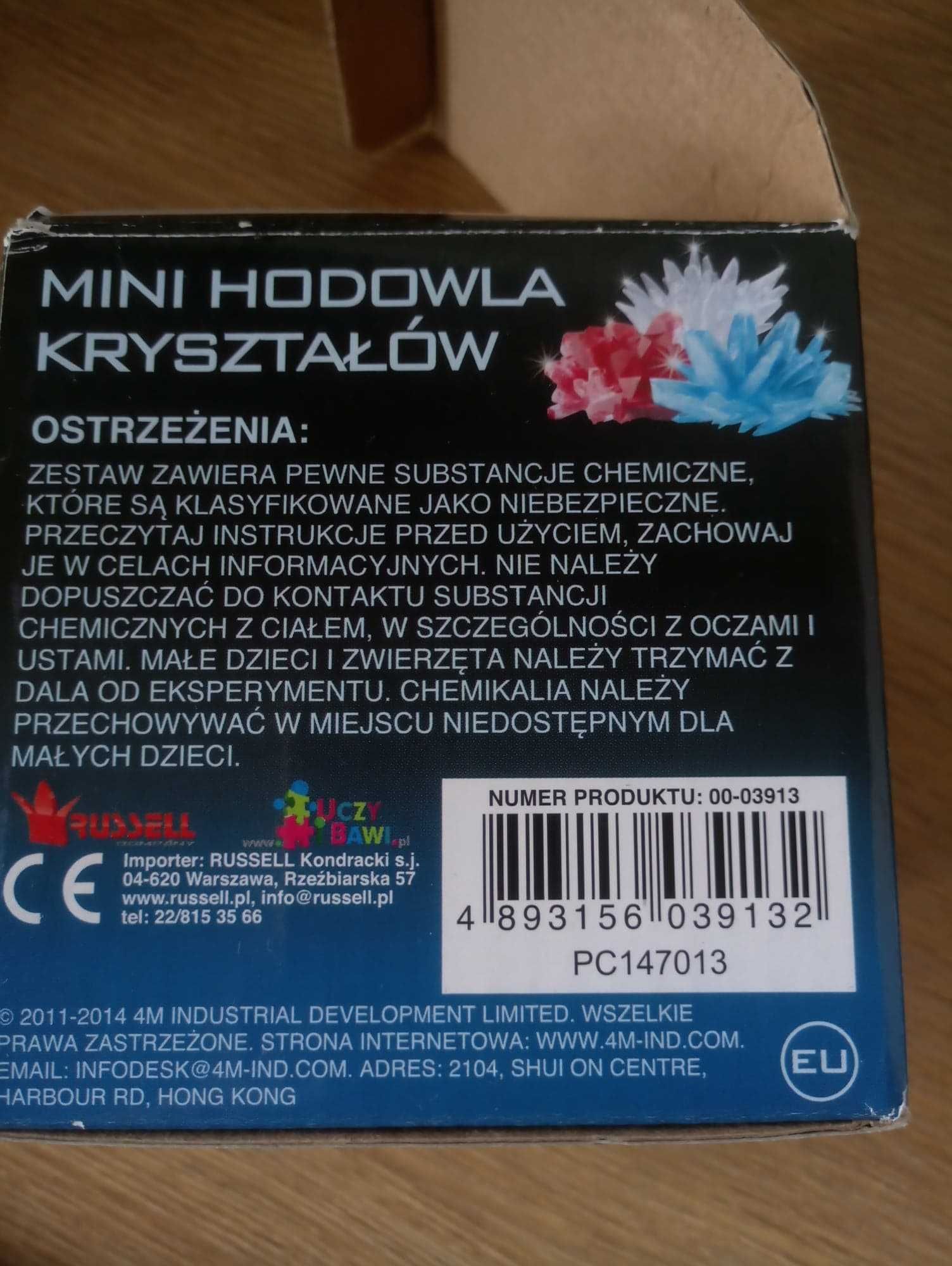 Eksperymenty- mini pracownia kryształów wielokolorowych