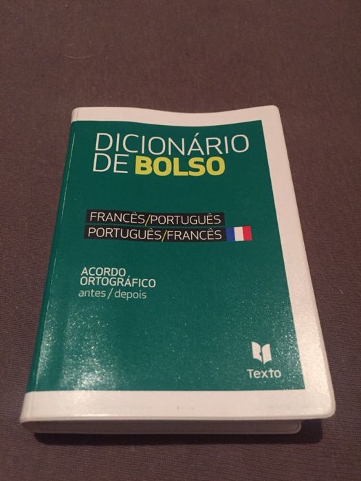 Dicionário de bolso português/francês NOVO