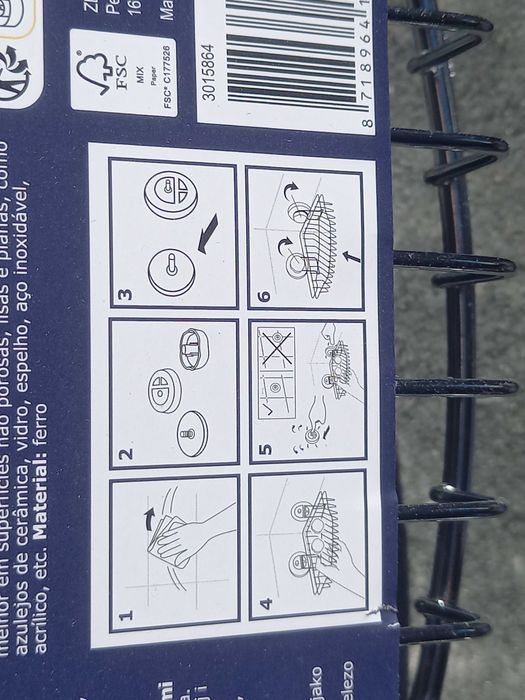 Polka lazienkowa narozna bez wiercenia NOWA