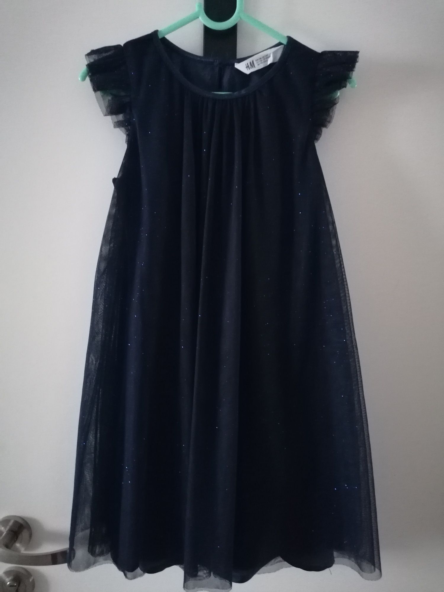 Sukienka z brokatem 7/8 lat H&M