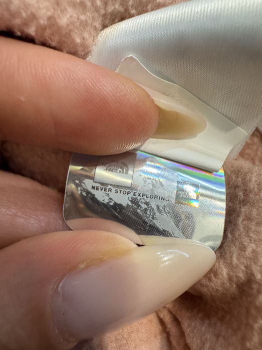 Оригінальна фліска the north face в красивому пудровому кольорі